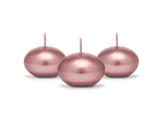 Plávajúca sviečka rose gold 4cm